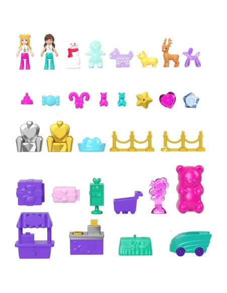 Calendrier de l'avent 2025 Polly Pocket - Jouet - Enfant
