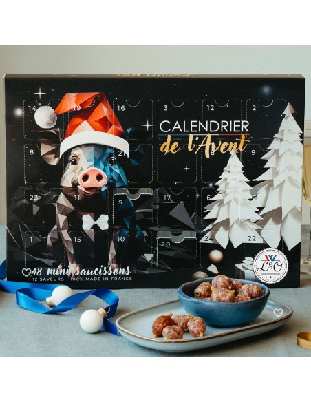 Calendrier de l'avent Mini Saucissons 2025 : 12 Saveurs