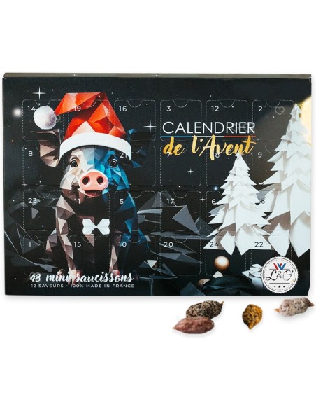 Calendrier de l'avent Mini Saucissons 2025 : 12 Saveurs