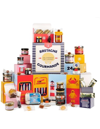 Calendrier de l'avent Bretagne 2025 - 24 Spécialités Uniques - Bienmanger