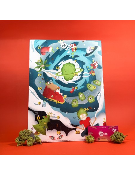 Calendrier de l'avent Cbd Cb'Dé 2025 - Fleur; Résine; Bonbon
