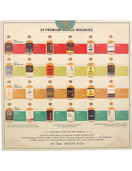 Calendrier de l'avent 2025 Whisky - Tour Of The World