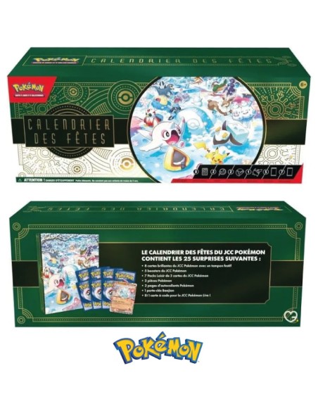 Calendrier de l'avent 2025 Pokemon Tcg - Exclusivité !