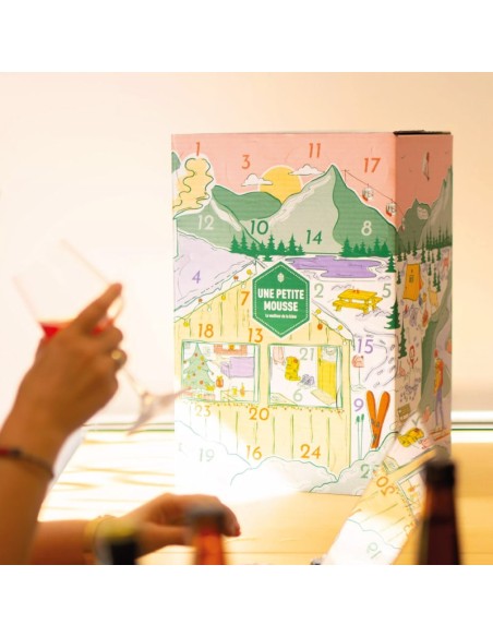 Calendrier de l'avent 2025 Une Petite Mousse - 24 Bières