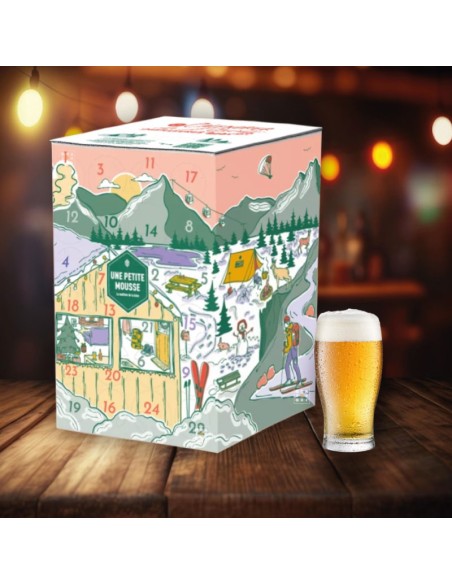 Calendrier de l'avent 2025 Une Petite Mousse - 24 Bières
