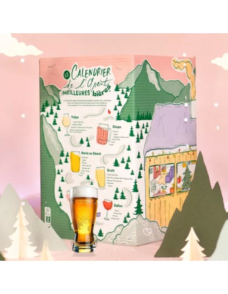 Calendrier de l'avent 2025 Une Petite Mousse - 24 Bières