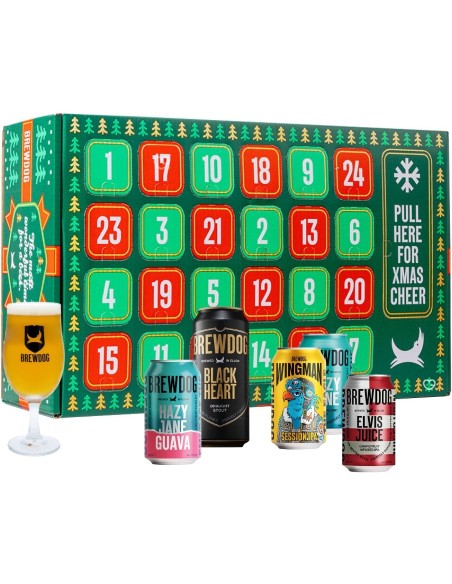 Calendrier de l'avent 2025 Brewdog - 24 Bières Tendances