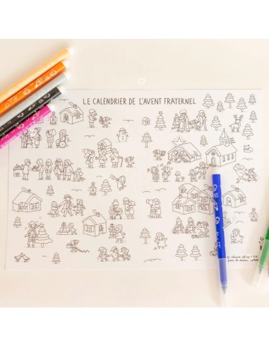 Calendrier de l'avent Secours Catholique 2025 - Solidaire