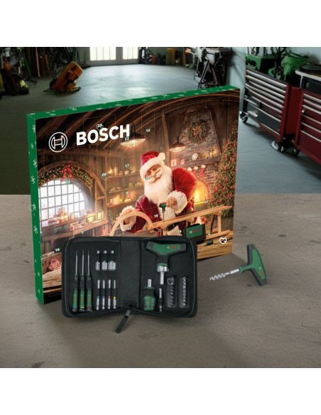 Calendrier de l'avent Bosch 2025 - 33 Outils De Bricolage
