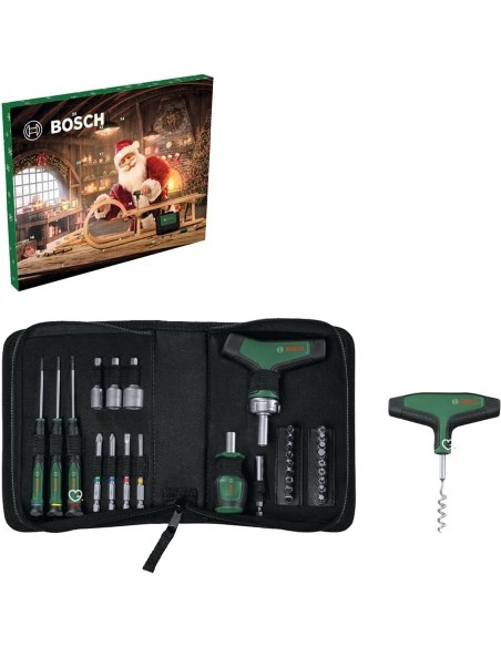 Calendrier de l'avent Bosch 2025 - 33 Outils De Bricolage