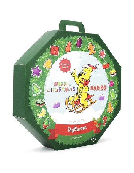 Calendrier de l'avent Haribo Bougie 2025 - Bougies Parfumées