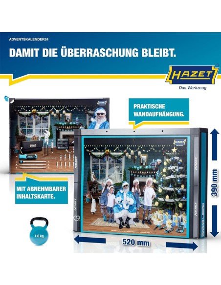 Calendrier de l'avent 2025 Hazet Outils - Homme - Original