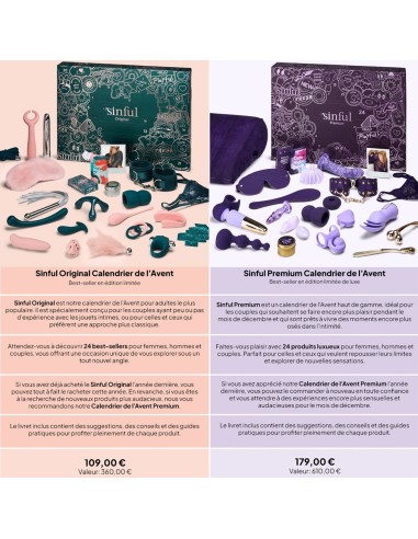 Calendrier de l'avent Sinful Premium 2025 : Sextoys Adulte ..