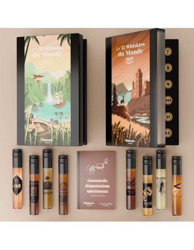 Calendrier de l'avent 2025 Whisky Et Rhum Flakon