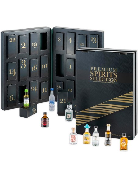 Calendrier de l'avent Amazon Spiritueux 2025 - Whisky, Rhum, Vodka ..