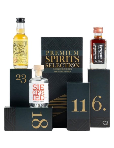 Calendrier de l'avent Amazon Spiritueux 2025 - Whisky, Rhum, Vodka ..