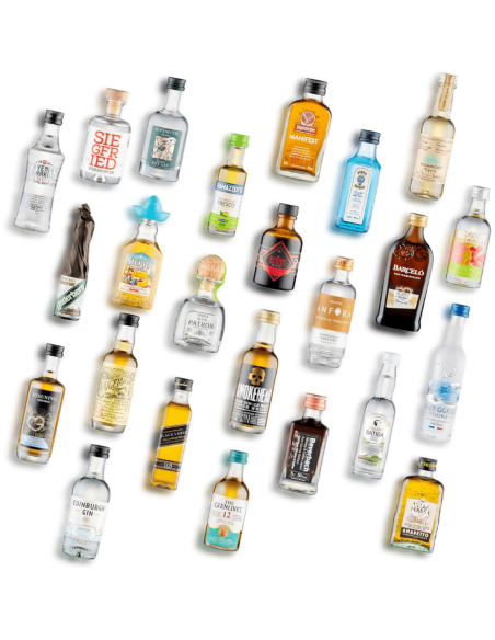 Calendrier de l'avent Amazon Spiritueux 2025 - Whisky, Rhum, Vodka ..