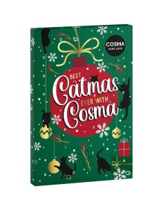 Calendrier de l'avent 2025 pour Chat Cosma Snackies - Friandises