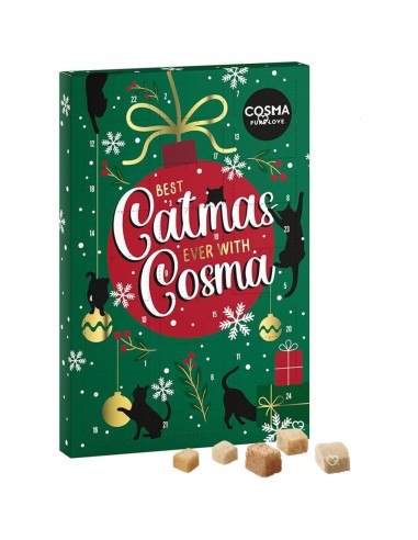 Calendrier de l'avent 2025 pour Chat Cosma Snackies - Friandises