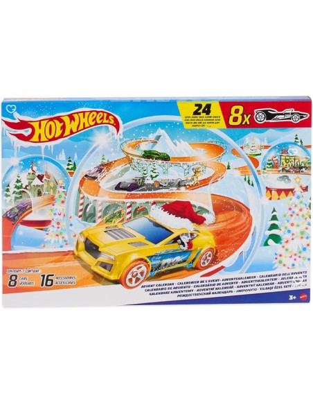 Calendrier de l'avent 2025 Hot Wheels - Jouet Voiture Enfant