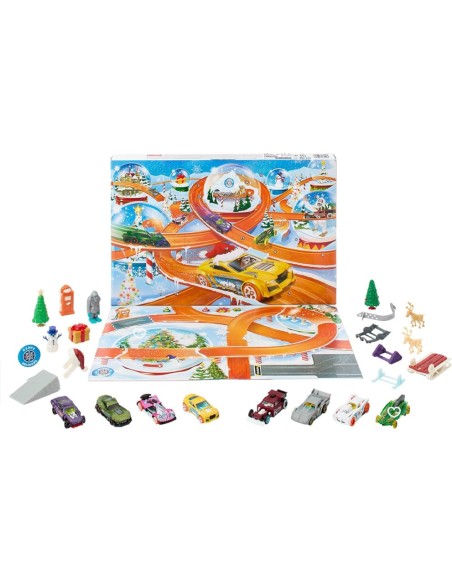 Calendrier de l'avent 2025 Hot Wheels - Jouet Voiture Enfant