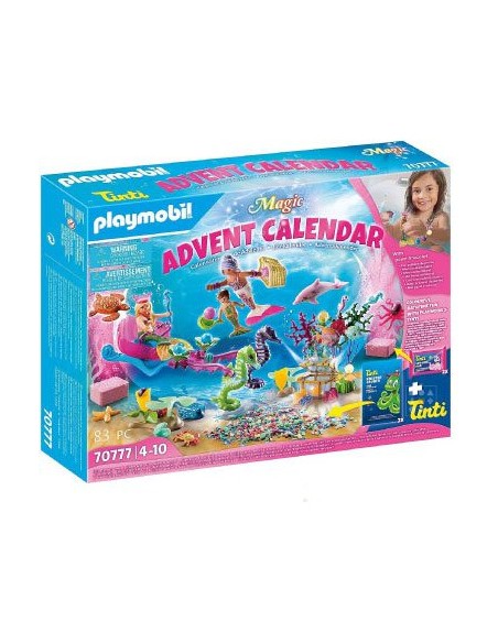 Calendrier de l'avent 2025 Playmobil Le Monde Des Sirènes - Jouet
