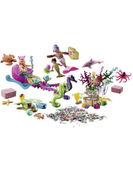 Calendrier de l'avent 2025 Playmobil Le Monde Des Sirènes - Jouet