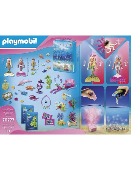 Calendrier de l'avent 2025 Playmobil Le Monde Des Sirènes - Jouet