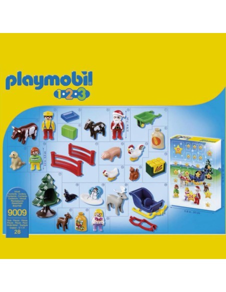 Calendrier de l'avent Playmobil 123 - Noël à La Ferme 2025