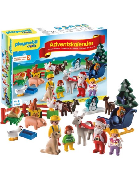 Calendrier de l'avent Playmobil 123 - Noël à La Ferme 2025
