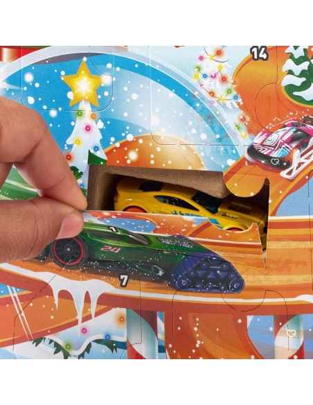 Calendrier de l'avent 2025 Hot Wheels - Jouet Voiture Enfant