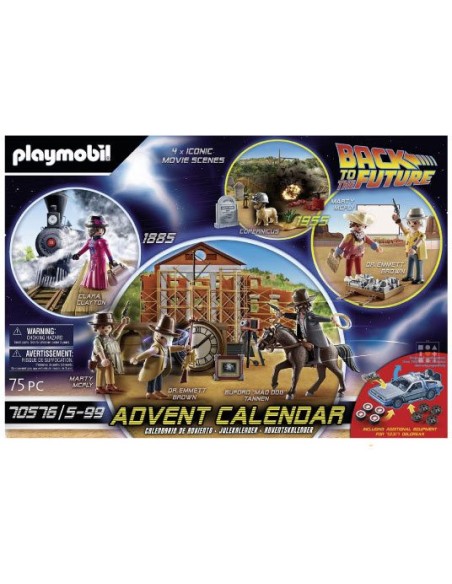 Calendrier de l'avent 2025 Playmobil Retour Vers Le Futur Iii