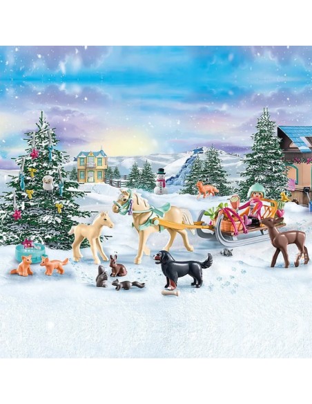 Calendrier de l'avent Playmobil - Equestre 2025