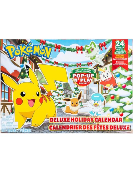Calendrier de l'avent 2025 Pokemon Deluxe - Jouet - Enfant