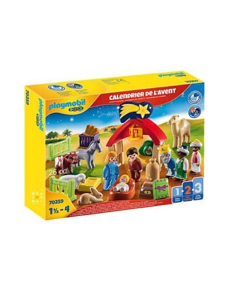 Calendrier de l'avent 2025 Playmobil 123 - Crèche- Jouet - Enfant