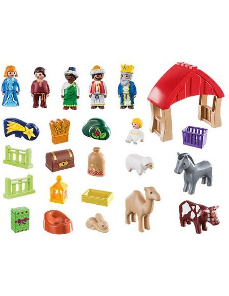 Calendrier de l'avent 2025 Playmobil 123 - Crèche- Jouet - Enfant