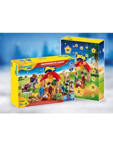 Calendrier de l'avent 2025 Playmobil 123 - Crèche- Jouet - Enfant