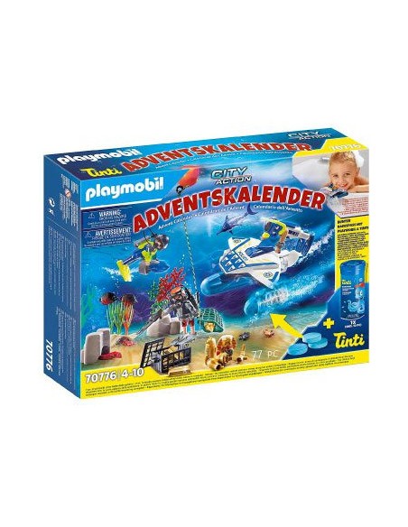 Calendrier de l'avent 2025 Playmobil - Mission Aquatique - Jouet
