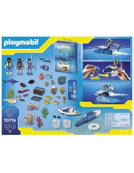 Calendrier de l'avent 2025 Playmobil - Mission Aquatique - Jouet