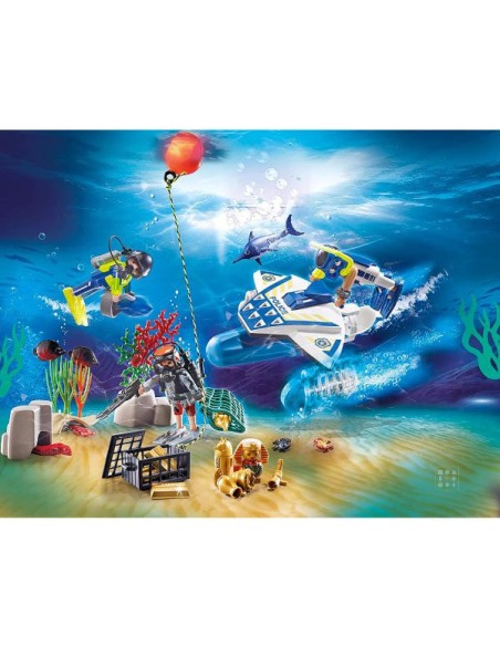 Calendrier de l'avent 2025 Playmobil - Mission Aquatique - Jouet