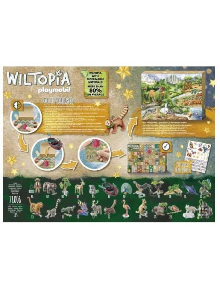 Calendrier de l'avent 2025 Playmobil Wiltopia Diy