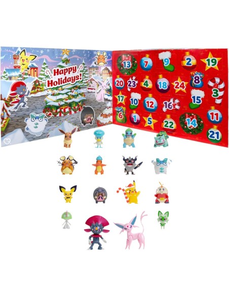 Calendrier de l'avent 2025 Pokemon Deluxe - Jouet - Enfant
