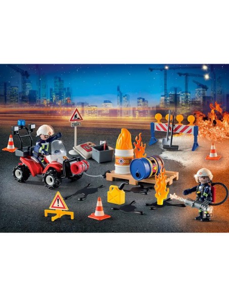 Calendrier de l'avent 2025 Playmobil Pompier - Jouet - Enfant