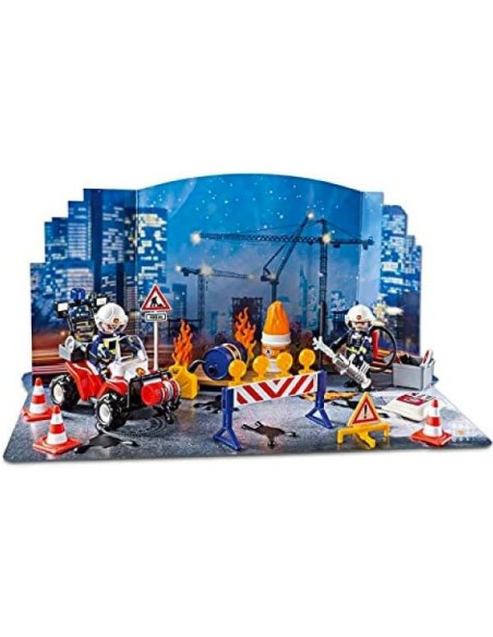 Calendrier de l'avent 2025 Playmobil Pompier - Jouet - Enfant