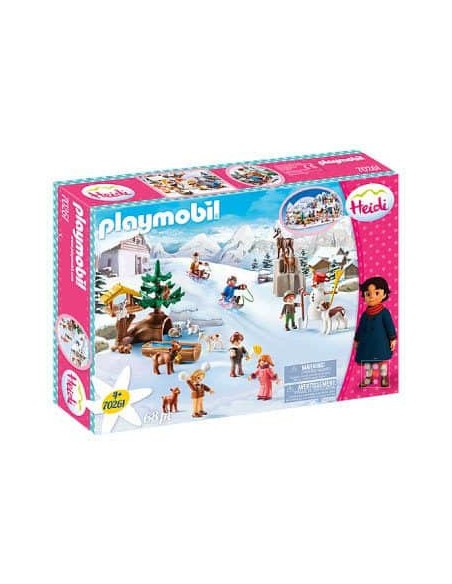 Calendrier de l'avent 2025 Playmobil Heidi Et L'Hiver - Jouet
