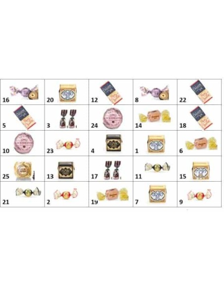 Calendrier de l'avent 2025 Chocolat Venchi - Prix