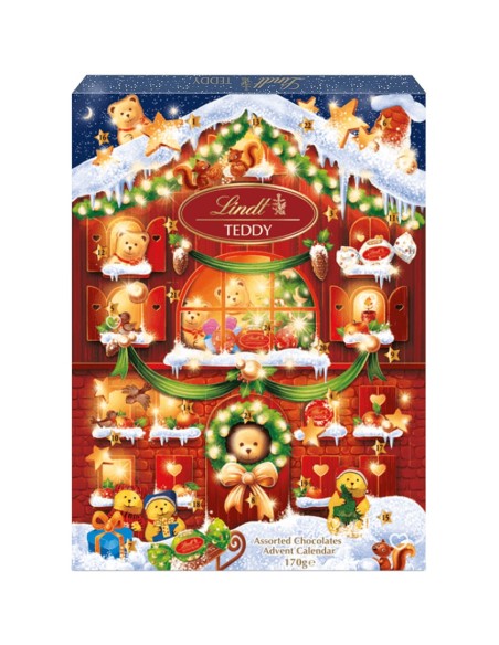 Calendrier de l'avent 2025 Lindt Ours - 24 Chocolats