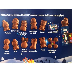 Calendrier de l'avent 2025 Smarties - 24 Délicieux Chocolat - Nestlé 2
