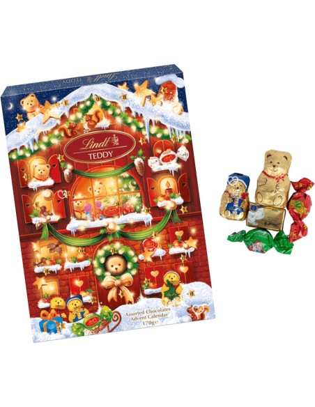 Calendrier de l'avent 2025 Lindt Ours - 24 Chocolats