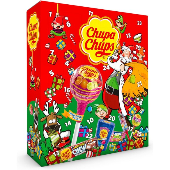 Calendrier de l'avent sucette Chupa Chups XXL 2025 - Bonbon Sucette